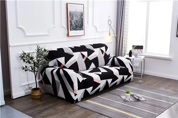 Универсальный Эластичный чехол на диван все включено Нескользящая диванных чехлов для Гостиная эластичный диван Ipad Mini 1/2/3/4-seater - Цвет: Color 4