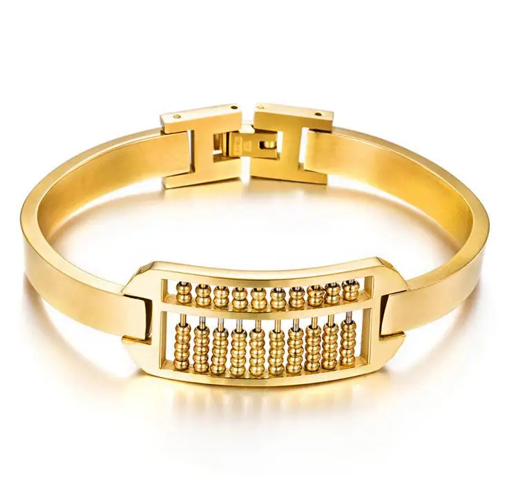 Baru Unik Bulgaria Warna Sempoa Emas Charm Gelang Bangle Untuk Wanita Pria Titanium Stainless Steel Fashion Desain Baru Gelang Bangle Designer Bangles Fashiondesigner Bangle Aliexpress