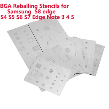 

1pcs Motherboard IC Chip BGA Reballing Stencil Kits Set Solder template for Samsung S4 S5 S6 S7 S8 Edge Note 3 4 5