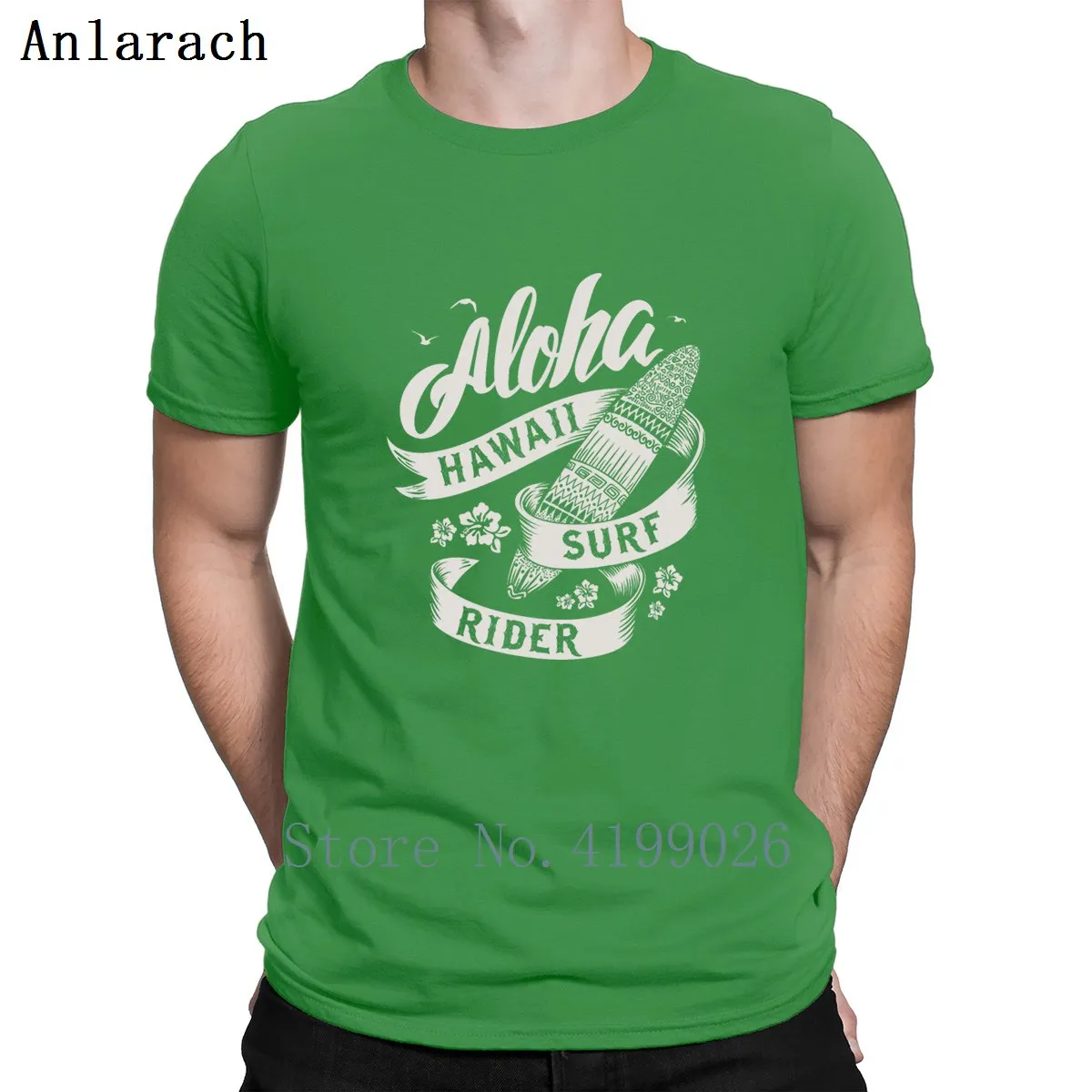 Beli Hawaii Aloha Surfing Rider Tshirts Besar Tee Top Pakaian Pria Musim Panas Katun Hadiah Berleher O Anlarach