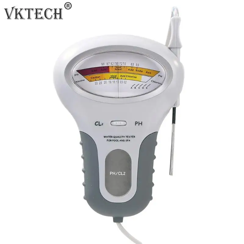 

PC102 CL2 Chlorine Water Quality Tester Set Portable Swimming Pool PH Meter Water Quality Monitor PH CL2 Chlorine Tester