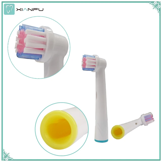 4PCS Replacement Toothbrush Heads for Braun Oral b Electric Toothbrush Oral Hygiene Vitality Cross Action Nozzles Triumph EB17A