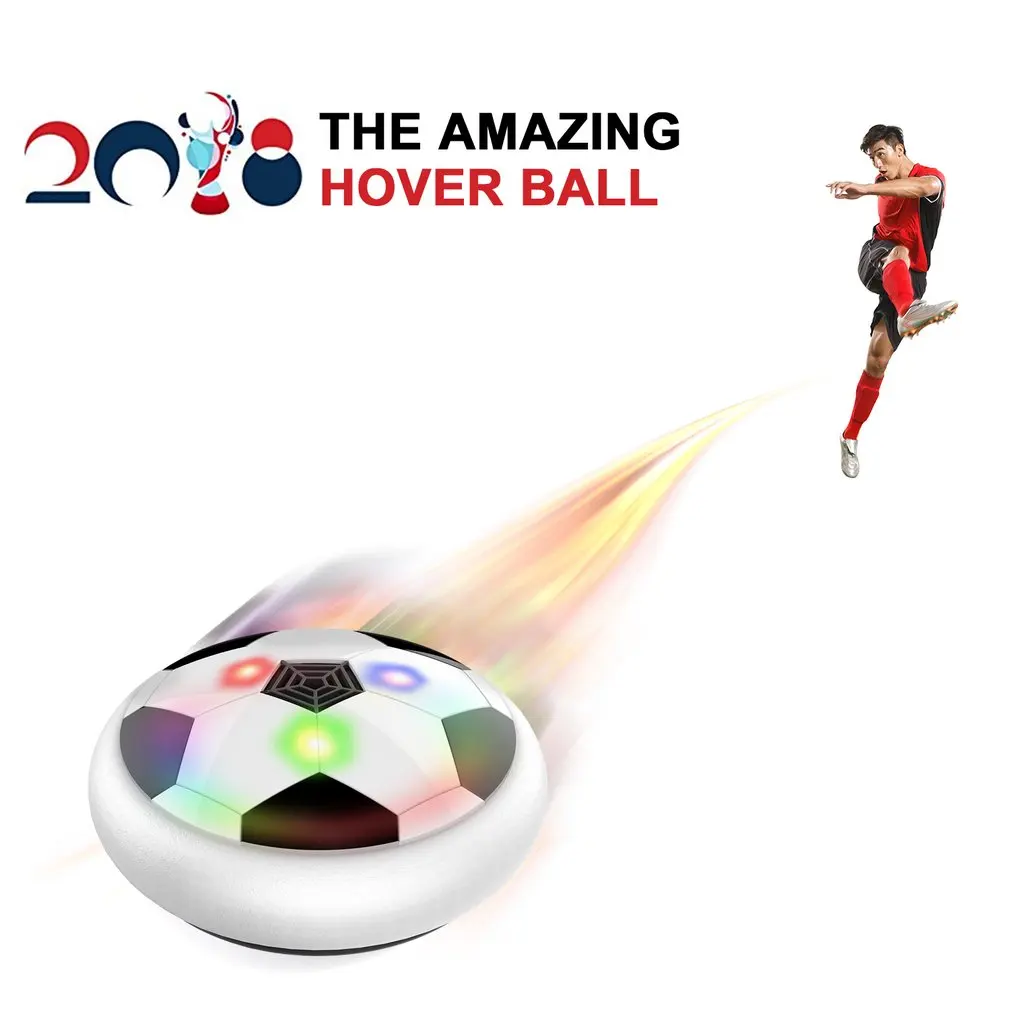 Hover Ball светодиодный светильник мигающий воздушный мощный футбольный мяч Диск Внутренний футбольный мяч игрушка мульти-поверхность парящие и скользящие игрушки