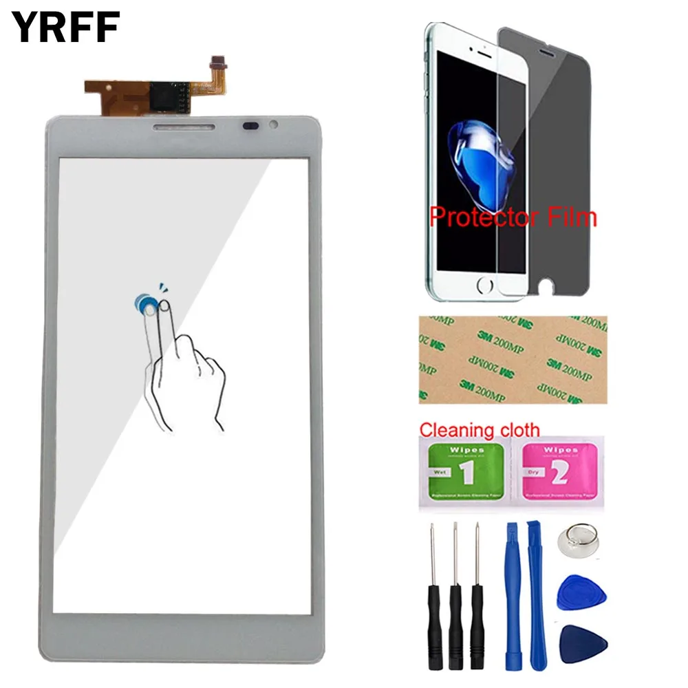 

Touch Screen For Huawei Ascend Mate MT1-U06 MT1 U06 TouchScreen Touch Screen Panel Digitizer Front Glass Sensor Protector Film