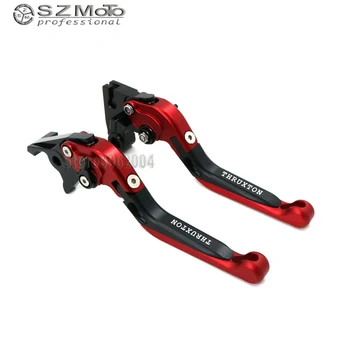 

For TRIUMPH THRUXTON 2016-2018 Aluminum Motorcycle Folding Extendable Adjustable Brakes Clutch Levers With LOGO