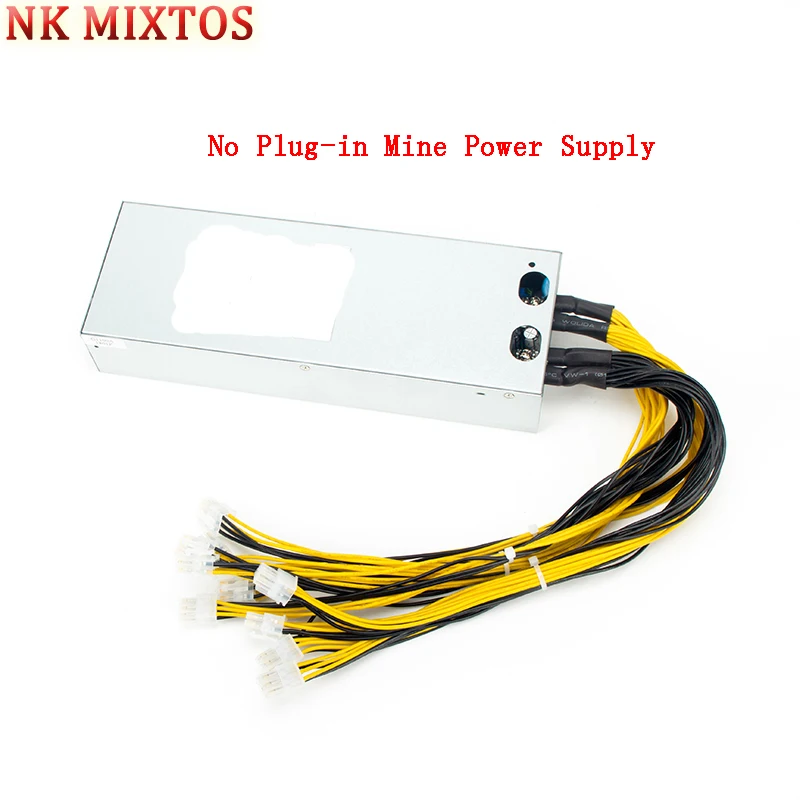 

Machine Power Supply 1600W Miner Machine No Plug-in for for Antminer S9 A7 L3+D3 Stable Performance Ant Series Mining Machine