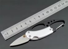 COG Mini Key Knife Fold Key Pocket Knife Key Chain Knife Peeler Portable Camping Key Ring Knife Tool key chain knife portable folding knife peeler mini camping key shaped knife everyday carry gear self defense knife