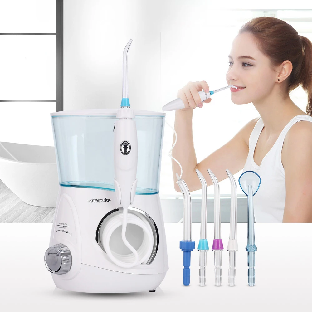 

Waterpulse V600G Oral Irrigator 800ml Dental Irrigator Dental Flosser Powere Flosser Dental Water Jet Oral Hygiene Teeth Cleaner