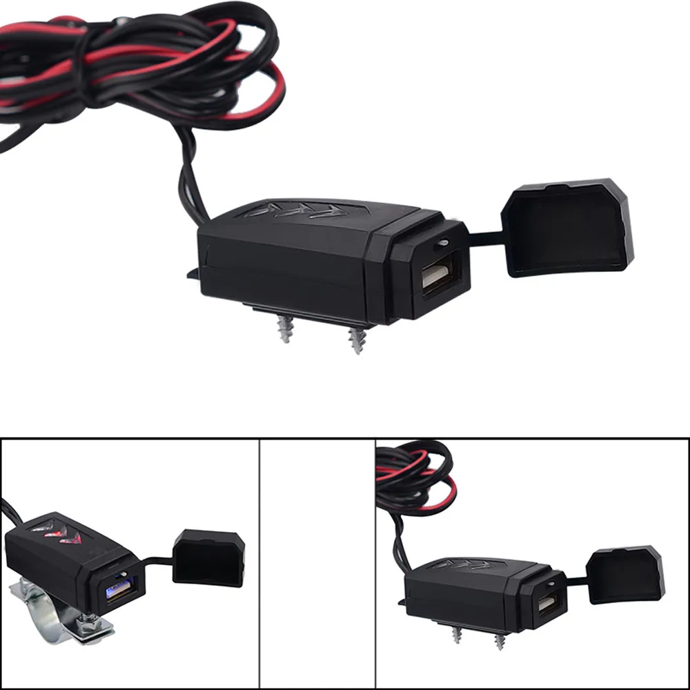 Новое водонепроницаемое Зарядное устройство USB для сотового телефона мотоцикла