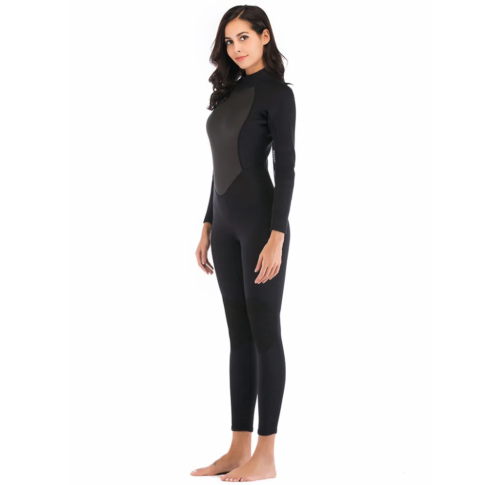 

S-XL Ma'am WetSuit 3MM Full Body suit Super stretch Diving Suit Swim Surf Snorkeling #4A17