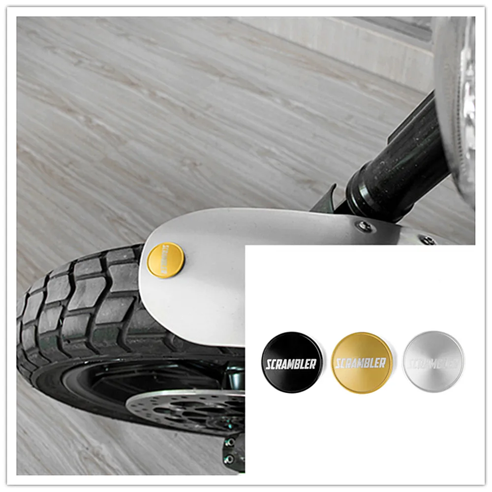 

Sticker Car Motorcycle helmet decal Front Fender buckles button buckle with 3M New For Ducati For BMW Scrambler Motorbike
