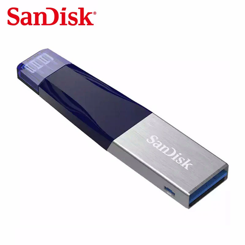 Двойной Флеш-накопитель SanDisk USB флэш-накопитель IX40N 128 Гб 64 Гб флэш-накопитель 32GB iXPand OTG 16 Гб 90 МБ/с. USB 3,0 двойной флеш-накопитель MFi для iPhone/iPad/ПК