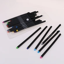 12 шт./24 шт. Цветной фломастеров Книги по искусству Маркеры Акварель основе ручка для чертежей поставки