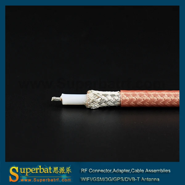 imágenes para Superbat 10 pies Harbour Industrias RG400 M17/128-RG400 RF de Doble Blindaje del cable Coaxial imágenes para Superbat 10 pies Harbour Industrias RG400 M17/128-RG400 RF de Doble Blindaje del cable Coaxial