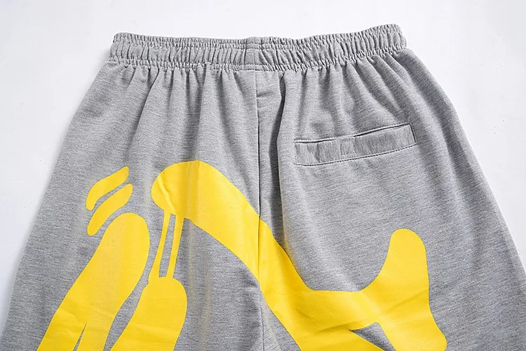 Хип-хоп мужские брендовые бегуны одежда для тренировок мужские шорты летние Мешковатые Свободные брюки до колена размера плюс XXXXL 5XL 6XL 227