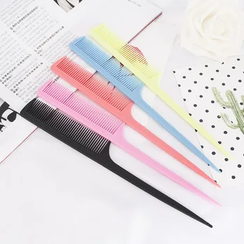 

DHL 500bag 20pcs/bag Hair Pointed Tail Comb Nicety Type Clip Design Hairdresser Styling Brushes & Combs