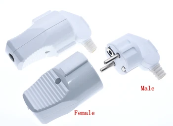 

Germany oubiao Europe European style German standard straight plug Female/Male socket plug Korea Russia 250V/16A