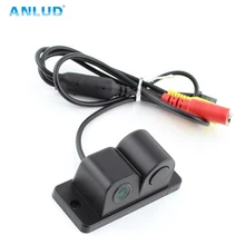 ANLUD Vista Frontal Do Carro Assistência de Estacionamento Retrovisor de Backup Rear View Camera Monitor Reversa Câmera Do Carro DVR com alarme Sonoro de Luz LED