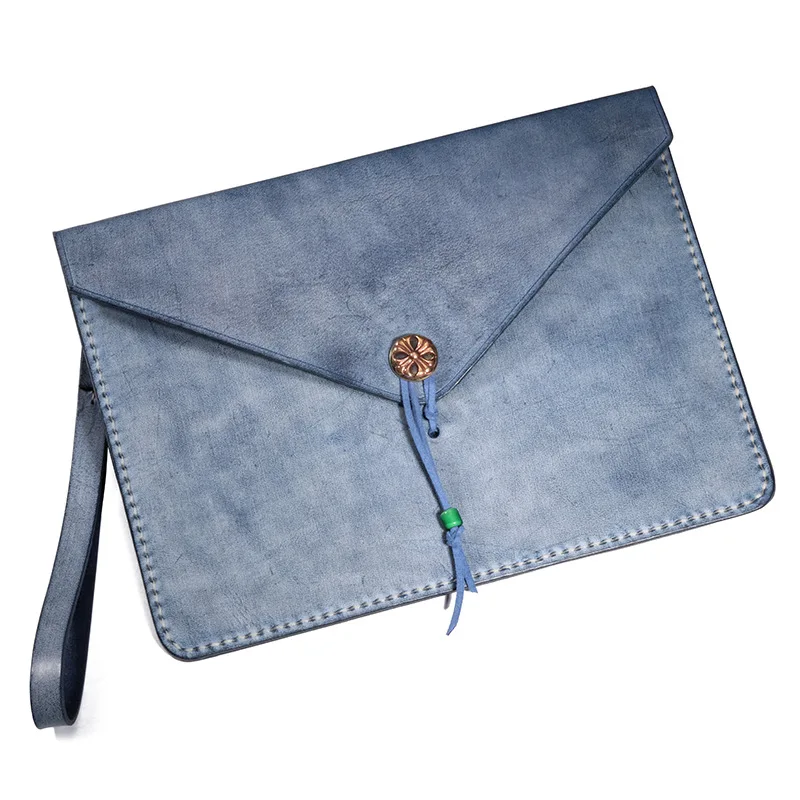 Handgemaakte Vrouwen Mannen Plantaardig Gelooid Lederen Tas Geld Holder Clutch Purse Sigaret Pocket Man Koppelingen Envelop Handgemaakte Vrouwen Mannen Plantaardig Gelooid Lederen Tas Geld Holder Clutch Purse Sigaret Pocket Man Koppelingen Envelop