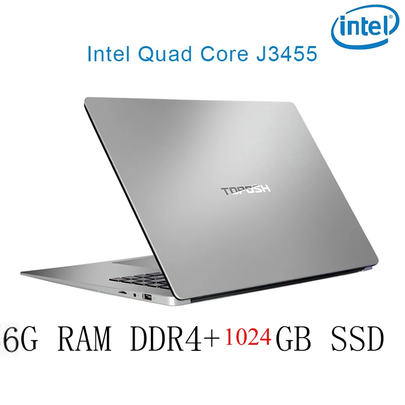 

P2-12 6G RAM 1024G SSD Intel Celeron J3455 Gaming laptop notebook computer keyboard and OS language available for choose