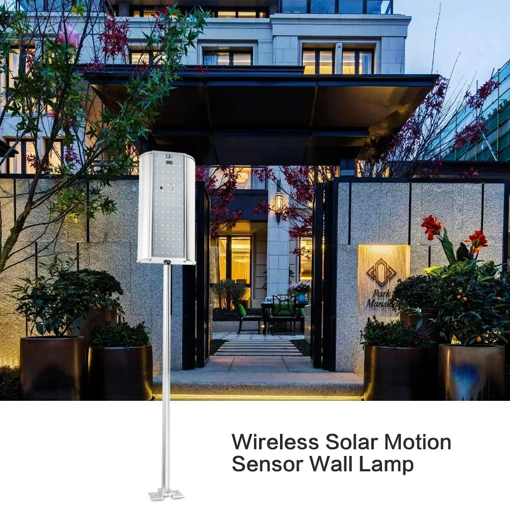 

Original LightMe Wireless Solar Motion Sensor Wall Lamp 70 LEDs Street Light With Remote Controller Waterproof Outdoor Lighting