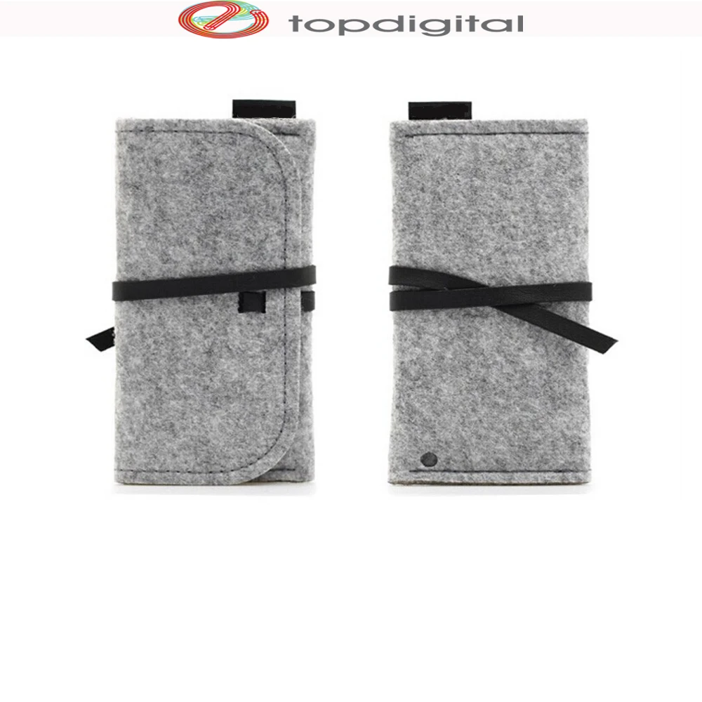 

Felidio Wool Felt Wallet Phone Pouch for iPhone 7 8 Soft Case for iPhone 7 Plus 6 6s Protective Case Cover Phone Bag 4-5.5inch