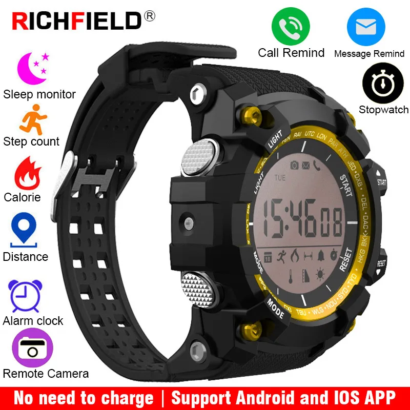 

Bluetooth Clock Smart Watch Sport IP68 Waterproof Swim Sleep Monitor Call Message Reminder Pedometer Health Wristband Smartwatch