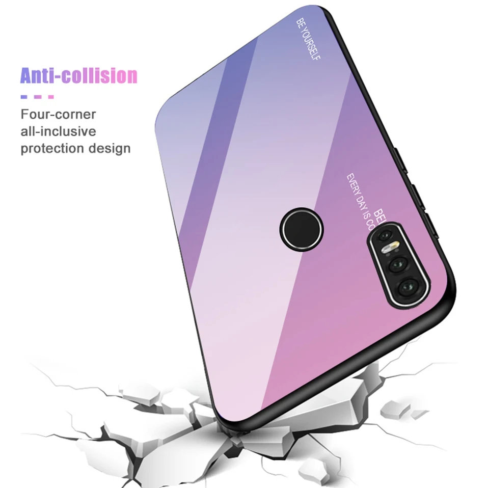 Glass Case For Huawei P30 P20 Mate 10 20 Lite Pro Cover Luxury Phone Case For Huawei P Smart Y9 2019 Nova 2i 3 3i 4 3e Coque     (4)