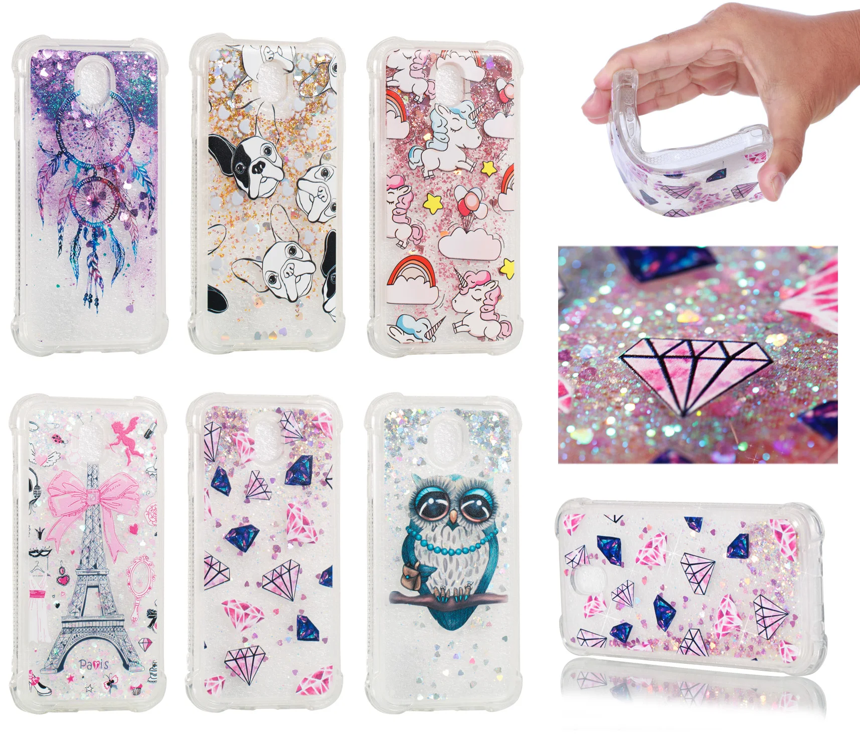 

Quicksand For samsung galaxy J1 J3 J5 J7 A3 A5 A7 2015 2016 2017 J2 Prime cover EU version G530 Note 8 S7 Edge S8 Plus case