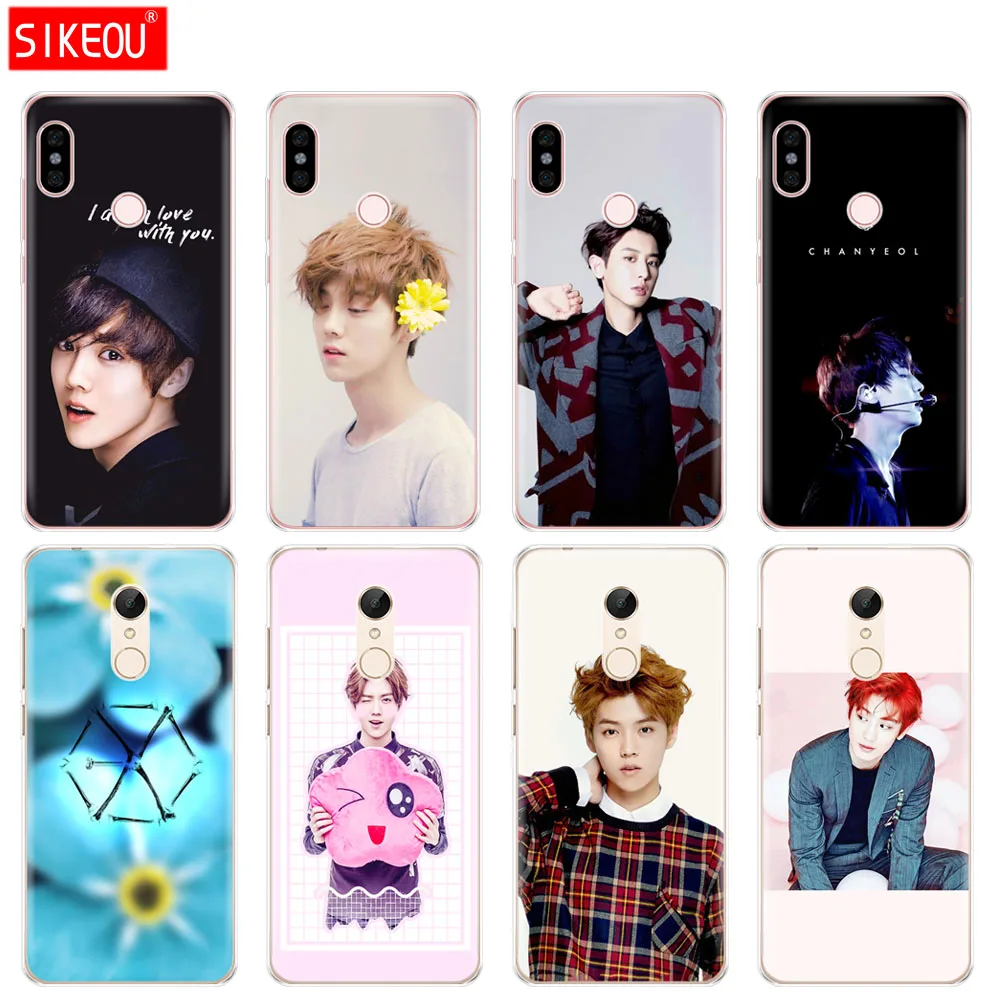 

Silicon Cover phone Case for Xiaomi redmi S2 Y2 6 5 2 3 3s pro PLUS redmi note 4 4X 4A 5A 6A Kpop exo LUHAN Park Chanyeol