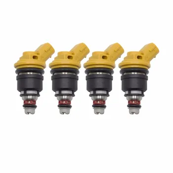 

4Pcs OEM 550cc Yellow Side Feed Injectors For Subaru Sti WRX GC8 16600-AA170