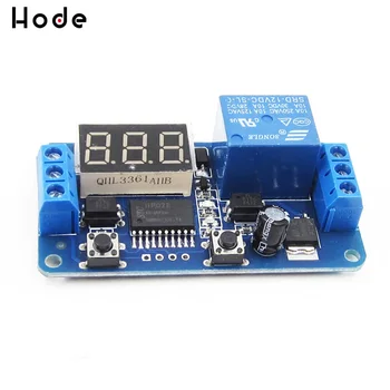

DC 12V LED Display Digital Time Delay Relay Timer Control Switch Module PLC Electronic PCB Board Module