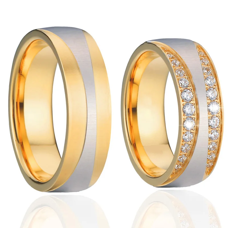 

cz infinity alliance wedding band couple ring men silver gold color eternity jewelry promise engagement rings for women