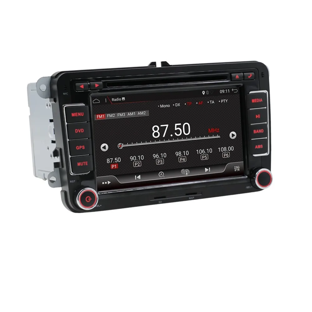 Cheap Bosion 2 din  Octa core Android 8.1 Car DVD Player GPS for Volkswagen Passat CC Polo GOLF 5 6 Touran EOS T5 Sharan Tiguan Radio 2