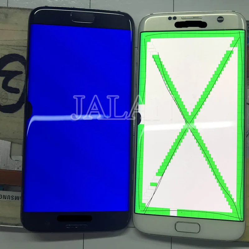 ЖК дисплей с рамкой для телефона Galaxy S7 Edge G935 сенсорным экраном замены установка и