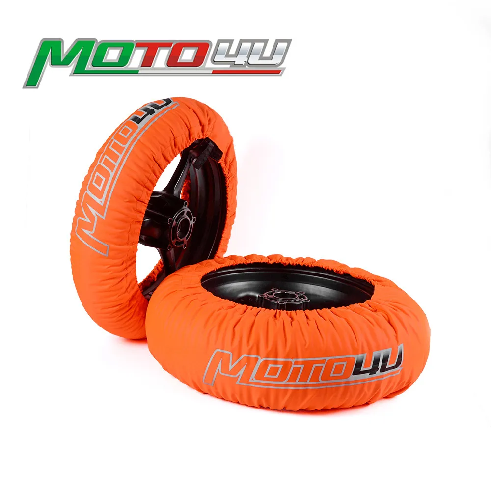 Подогреватели шин для мотоциклов нецифровые обогреватели Racer Orange 120/200