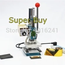 Горячая фольга штамповочная машина и машина для дебоссии кожи 2 в 1 комбо, 10x13 см 110 В с вилкой США