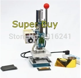 

Hot foil stamping machine and leather debossing machine 2 in 1 combo, 10x13cm 110V with USA plug