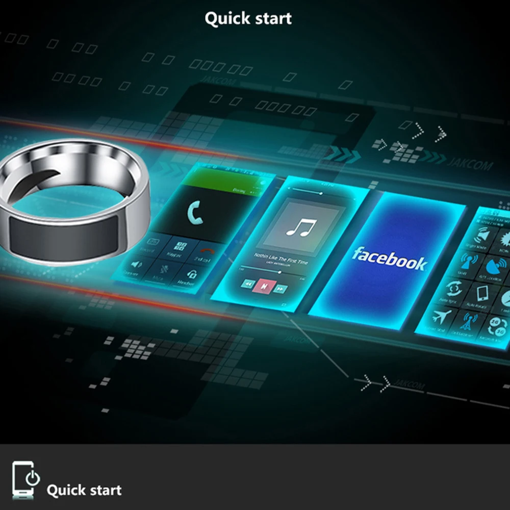 Новейшее умное водонепроницаемое кольцо, волшебное кольцо NFC для iPhone, samsung, huawei, Xiaomi, Windows, аксессуары для смартфонов