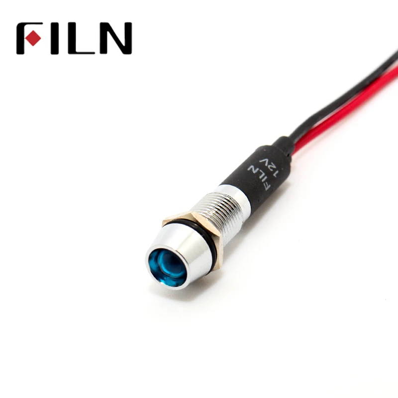 8mm metal lamp with cable (2)