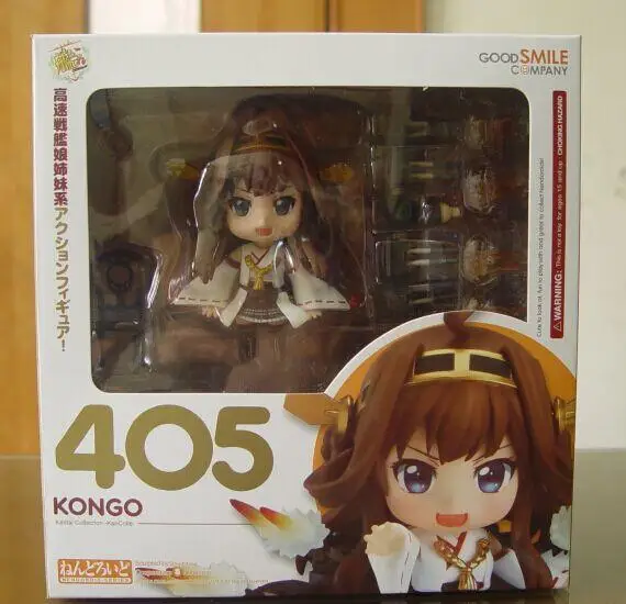 Huong Аниме Фигурка 10 см милые Nendoroid Kantai Коллекция Конго#405 ПВХ фигурка Коллекционная модель игрушки