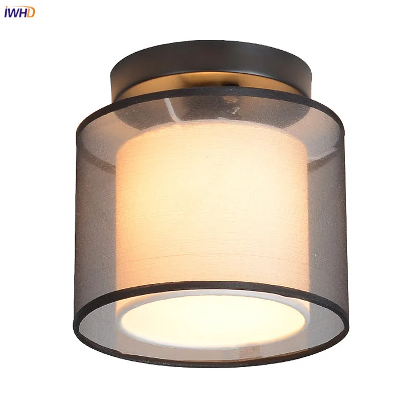 Iwhd Chinese Style Round Led Ceiling Light Fixtures Bedroom