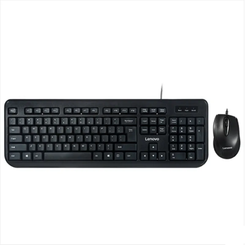 

Free shipping Lenovo wired keyboard mouse suit FBL322 Waterproof keyboard