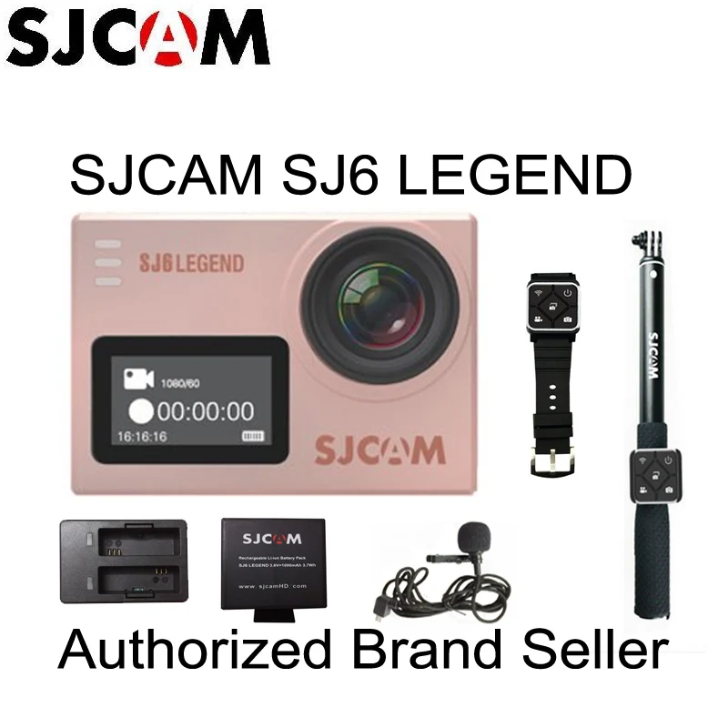 В наличии SJCAM SJ6 LEGEND wifi Notavek 96660 4K 24fps Ultra HD Водонепроницаемая экшн Камера 2 0