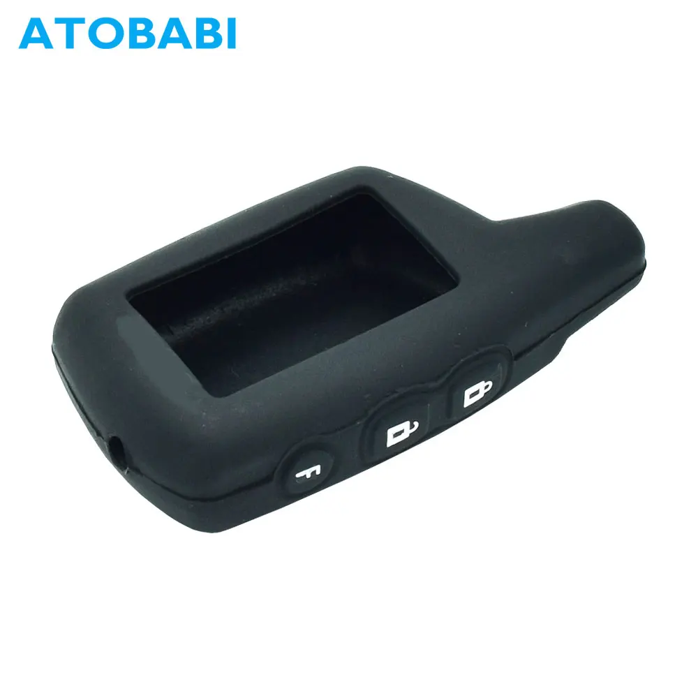 

ATOBABI DXL3000 Silicone Key Case for Russian Version 2 Way Car Alarm System Pandora DXL3000 LCD Remote Controller Key Fob Cover