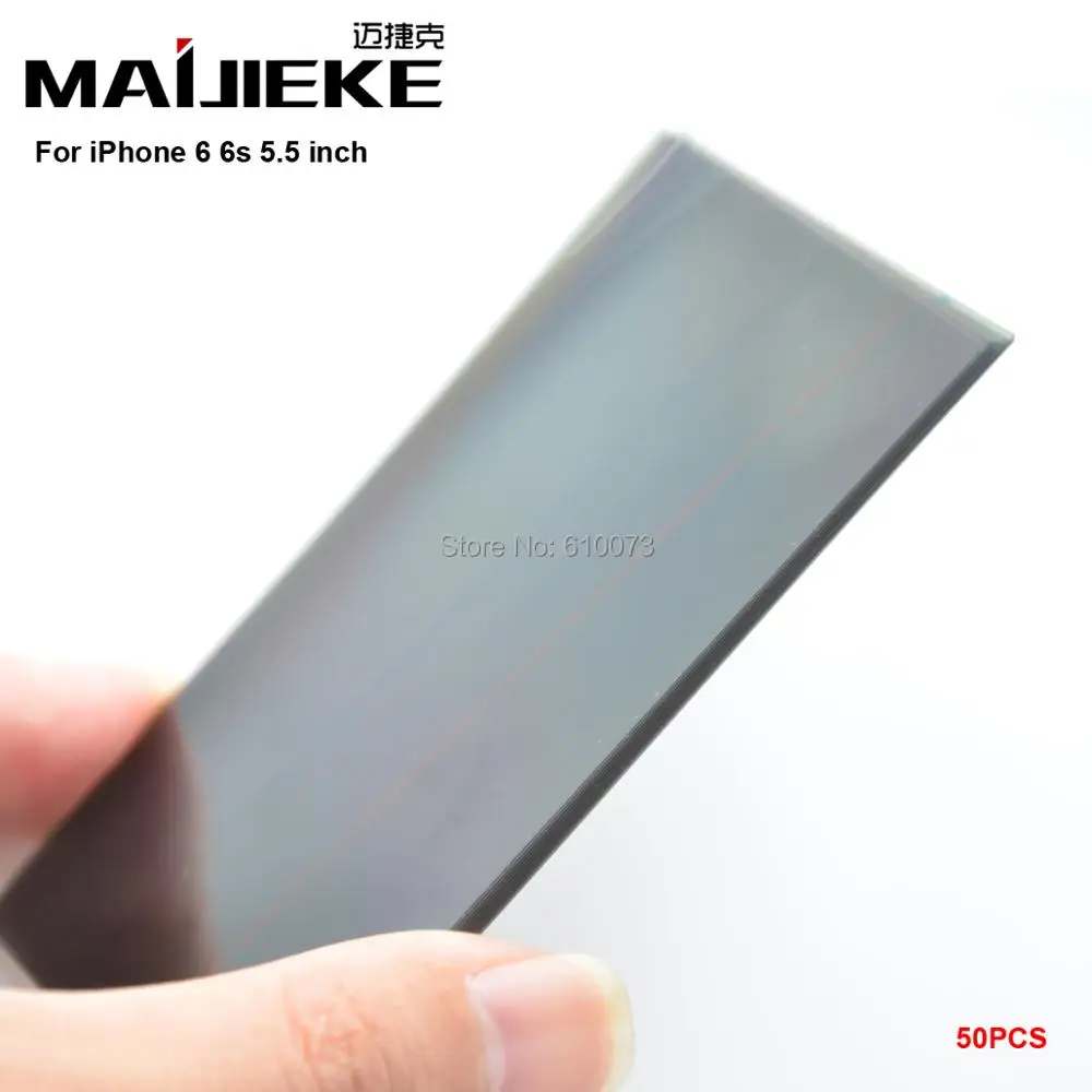 Поляризационная пленка MAIJIEKE A + Lcd для iPhone 8 7 6s 6 Plus 5 дюймов поляризационная 50