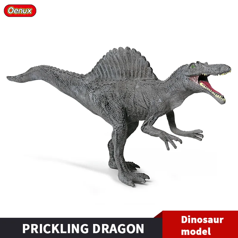 

Oenux New Savage Jurassic Acrocanthosaurus Dinosaur Animals Action Figures T-Rex Long Spinosaurus Model Collection Toy For Kids