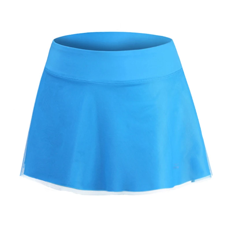 ТЕННИСНАЯ СПОРТИВНАЯ юбка, Весенняя и летняя теннисная юбка, впитывающая влагу, быстросохнущая, тонкая Женская Студенческая юбка с защитными шортами