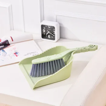 

Plastic small broom household trampoline set bed brush desktop cleaning brush small bucket kitchen cleaning kit household daily