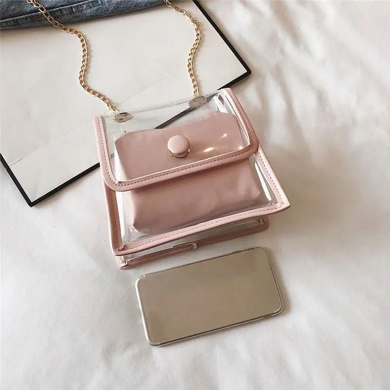 Transparent Simple Female Shoulder Bag Crossbody Bag for Women 2019 Messenger Bags women's bag bolsa feminina sac a main 30AP0411